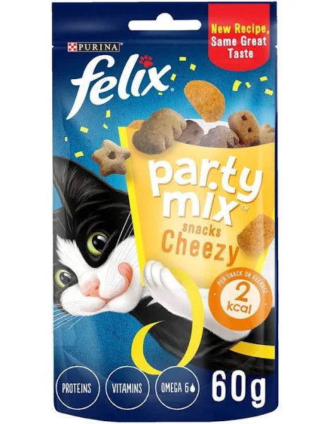 Purina Felix Party Mix Cheezy Mix, 60G