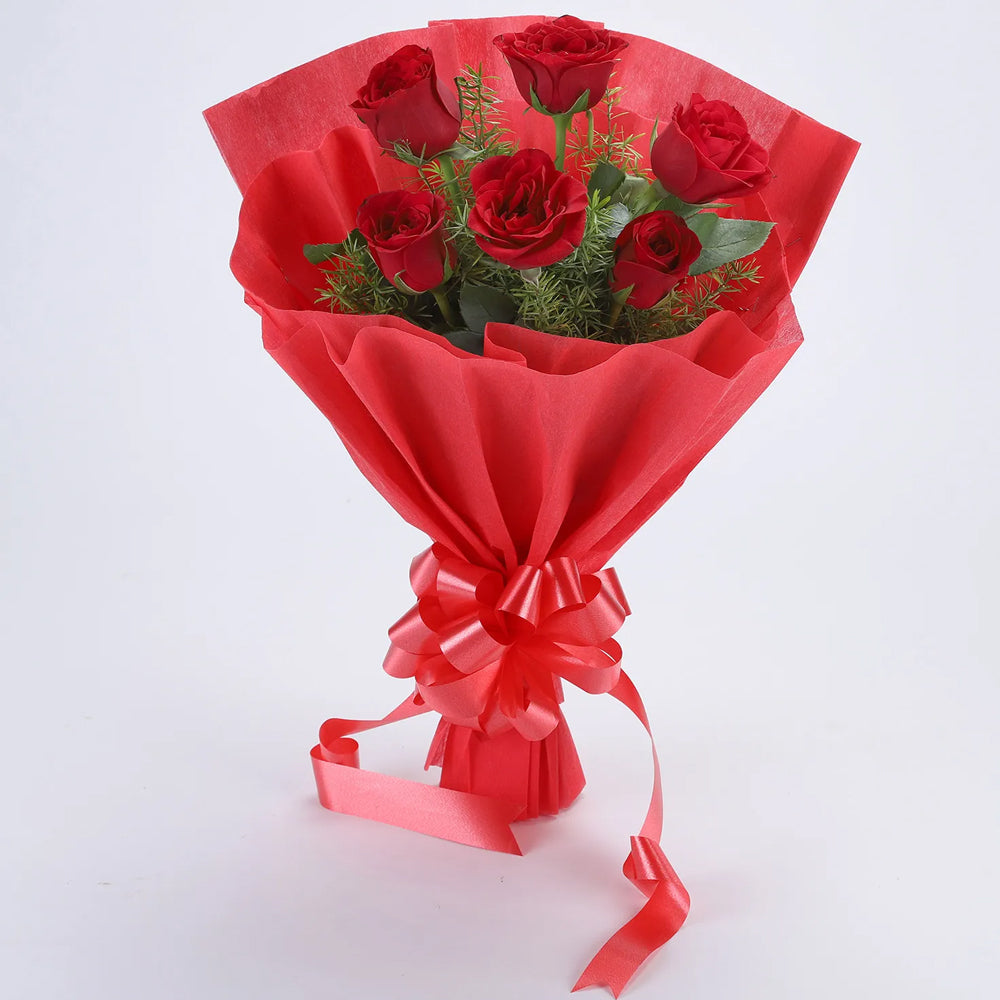 Friendship Day - Rosy Love Affair- Teddy Bear & Chocolates