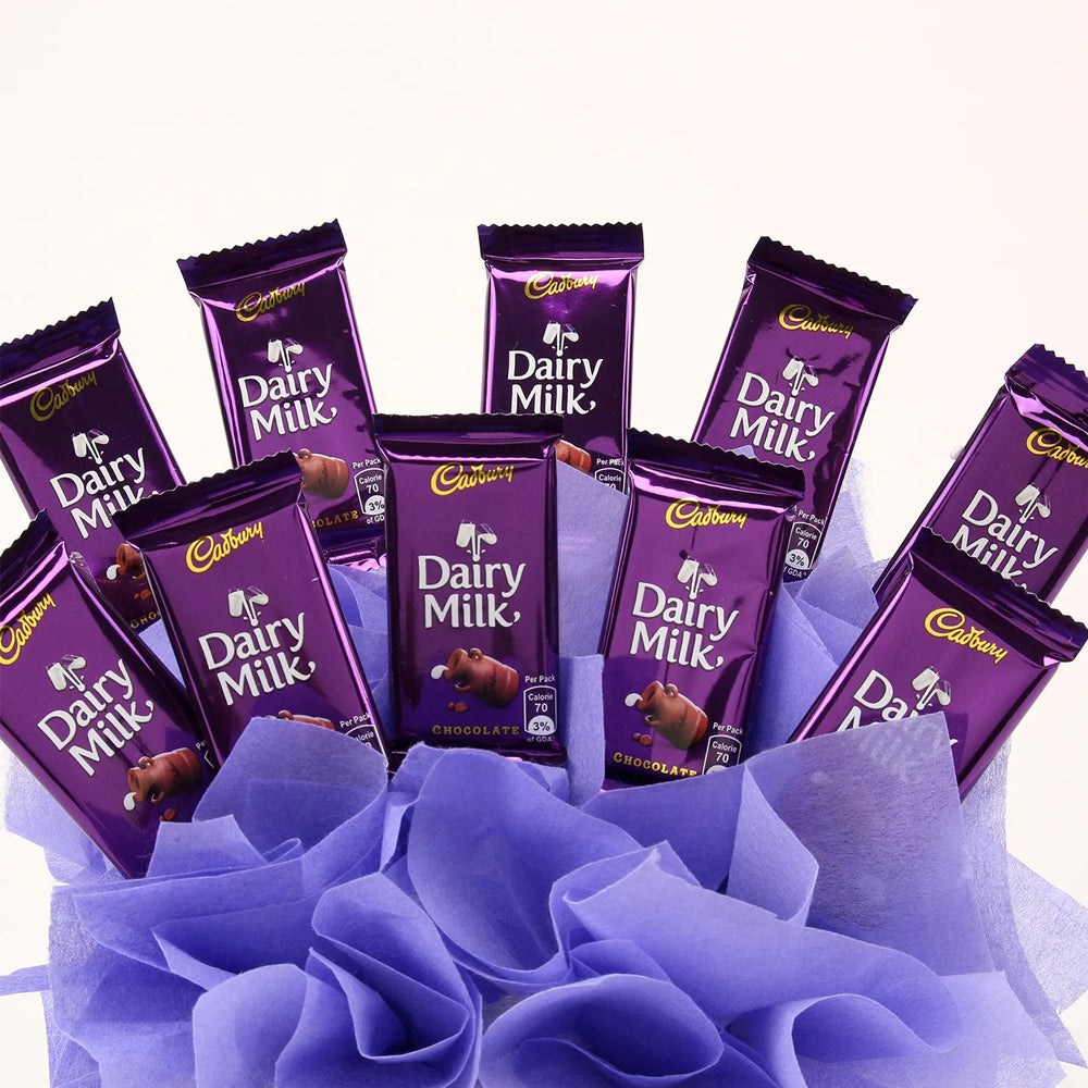 Mother's Day - Purple Love Milk Chocolate Bouquet