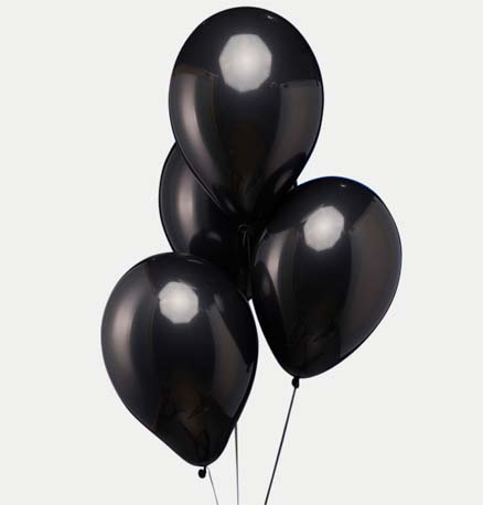 BLACK BALLOONS