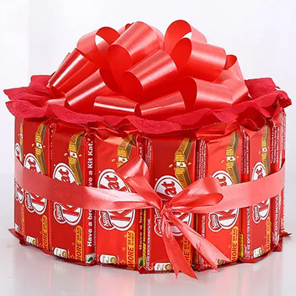 New Year Special Kitkat  Chocolate Arrangement