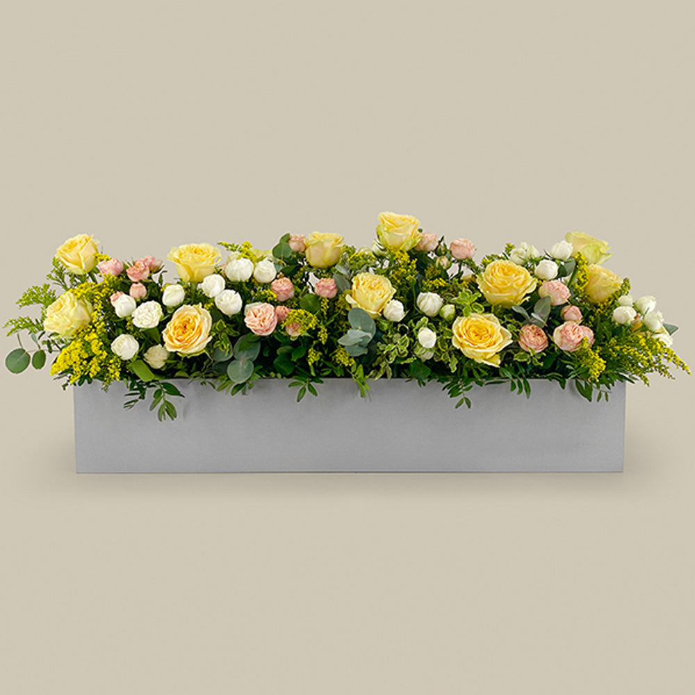 Fresh Flower Box - Pearl Rose Flower Box