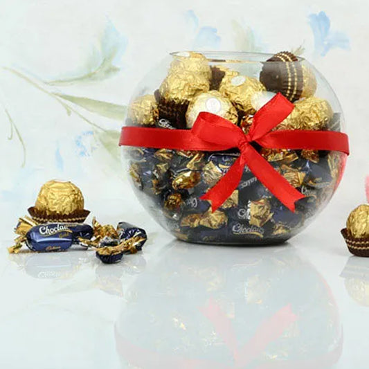 Father's Day - Choco Filled Vase