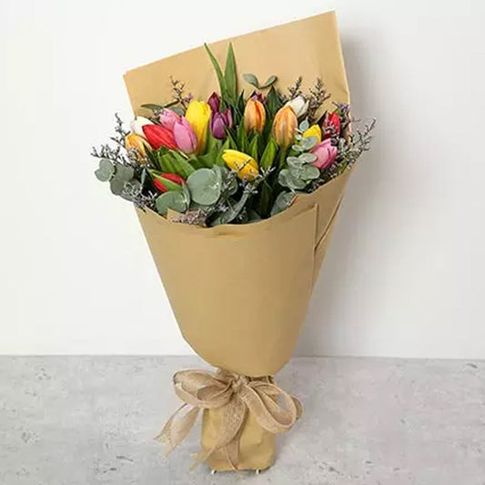Eid Al Adha - Beautiful Tulips Bouquet