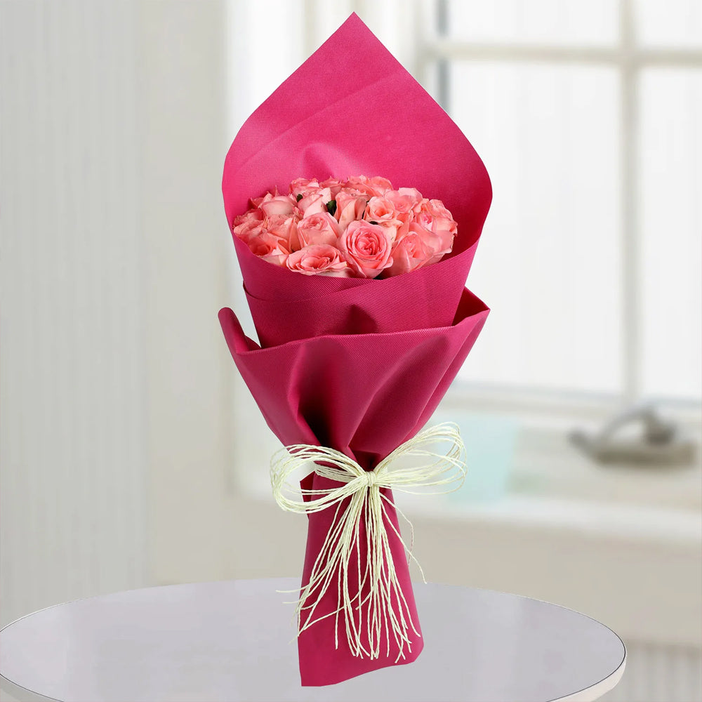 Mother's Day - Cute Pink Roses Bunch