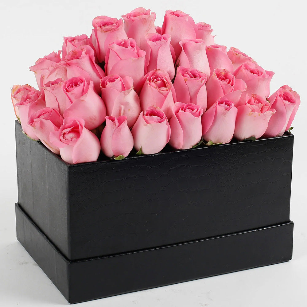 Womens Day Special - 40 Pink Roses In FNP Signature Box