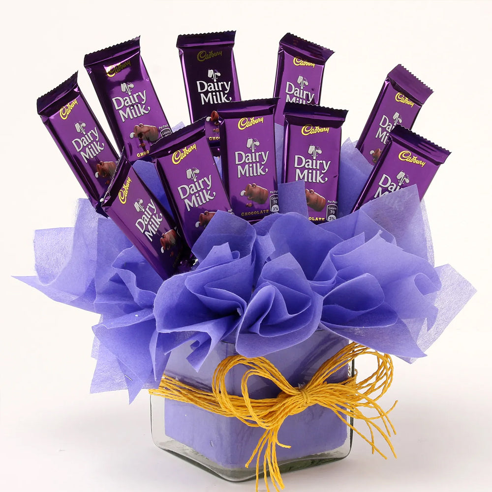 Mother's Day - Purple Love Milk Chocolate Bouquet