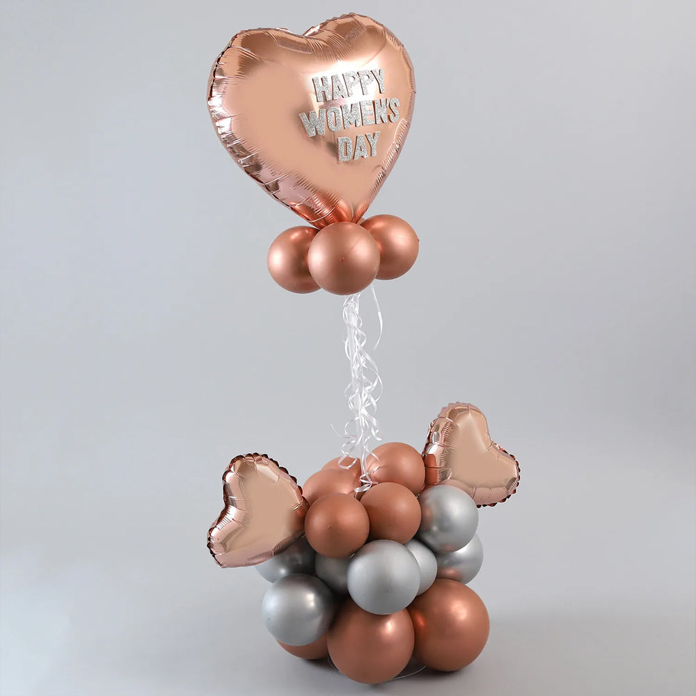 Womens Day Special - Happy Women's Day Balloon Bouquet