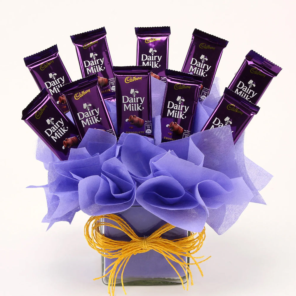 Mother's Day - Purple Love Milk Chocolate Bouquet