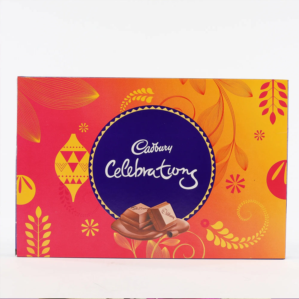 Purple Orchids Bouquet & Cadbury Celebrations